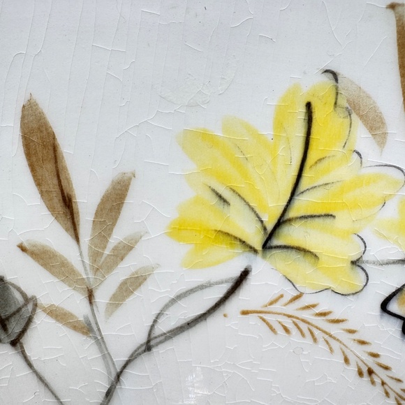 Vintage Mancioli Italian pottery footed bowl with 3 matching small bowls. - Picture 11 of 11